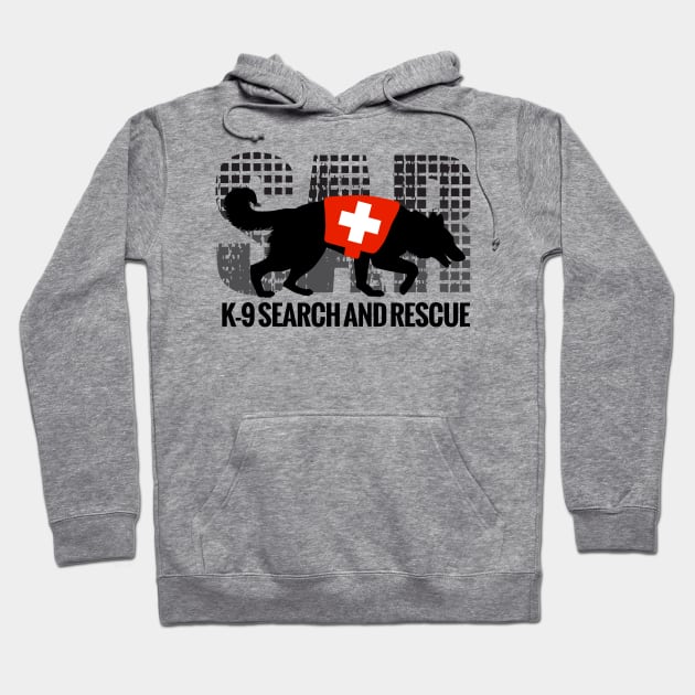 K-9 Search and Rescue Hoodie by Nartissima